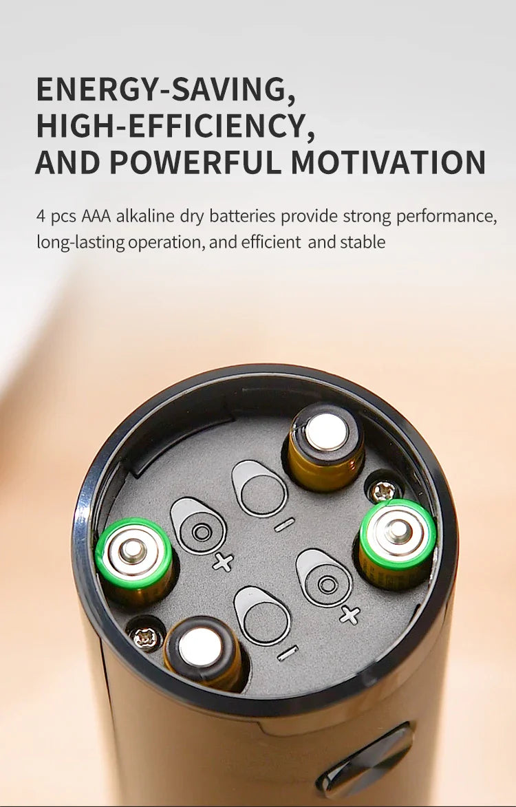 PureMama Spice: Electric Salt & Pepper Grinder – Adjustable, Refillable, Battery-Powered Kitchen Ease for Moms!