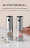 PureMama Spice: Electric Salt & Pepper Grinder – Adjustable, Refillable, Battery-Powered Kitchen Ease for Moms!