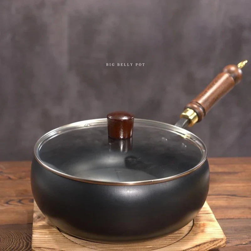 PureMama Cook: Non-Coated Cast Iron Casserole Dish – Crafted for Healthy, Heartfelt Meals!
