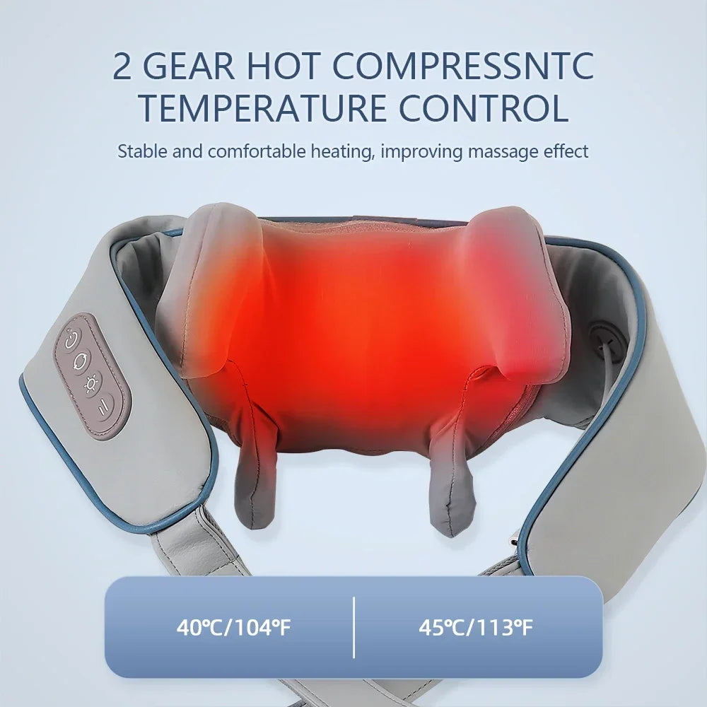 Wireless Neck Back Shoulder Massager