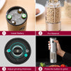 PureMama Spice: Electric Salt & Pepper Grinder – Adjustable, Refillable, Battery-Powered Kitchen Ease for Moms!
